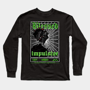 Red serpent & Blessed Impulsive Design Long Sleeve T-Shirt